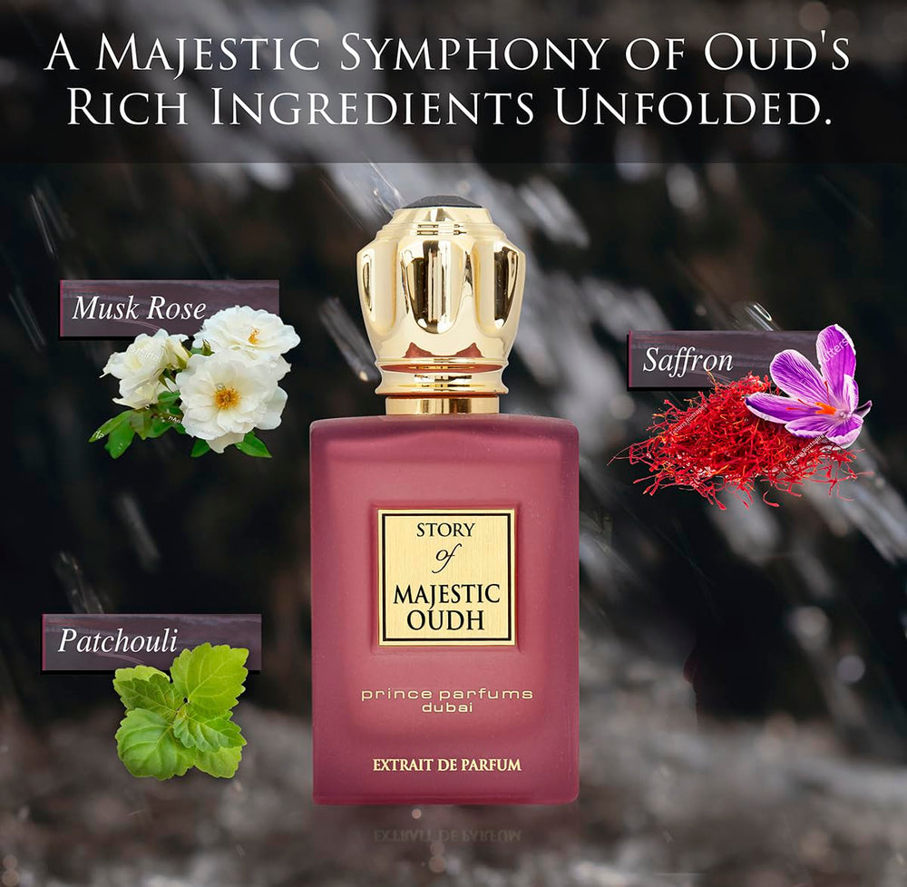 Prince Parfums Dubai Bois de Guaiac bottle for refined, woodsy aroma exploration