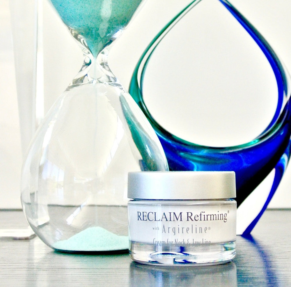 Principal Secret Reclaim neck jaw line cream daily-use image emphasizes targeted firming potential