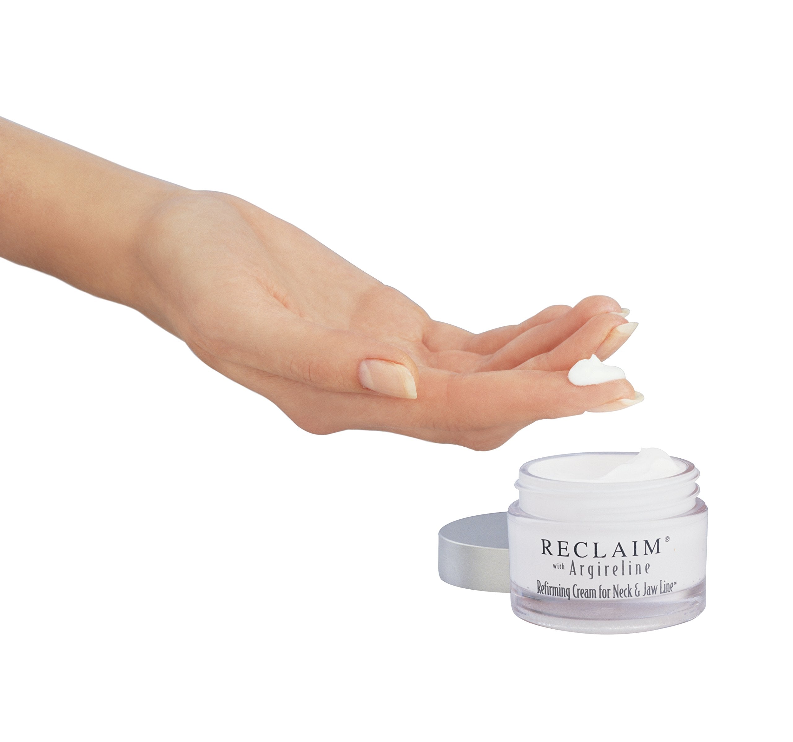 Principal Secret Reclaim neck jaw line cream hero shot highlights gender-neutral appeal