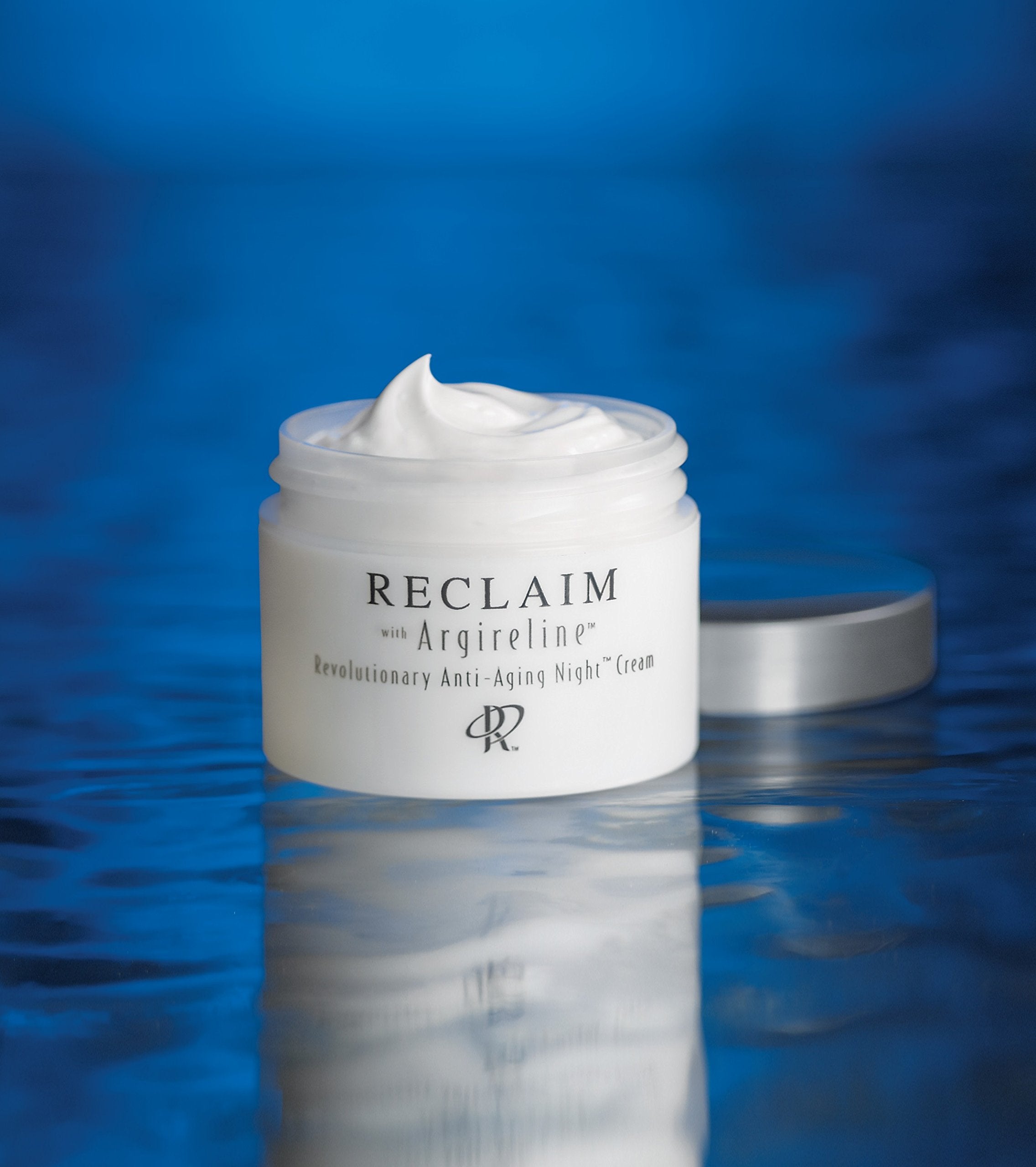 Principal Secret RECLAIM night cream texture closeup suggesting smooth application