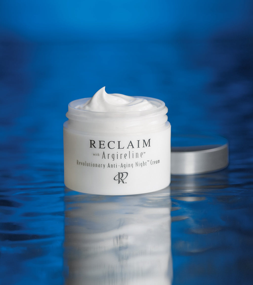 Principal Secret RECLAIM night cream texture closeup suggesting smooth application