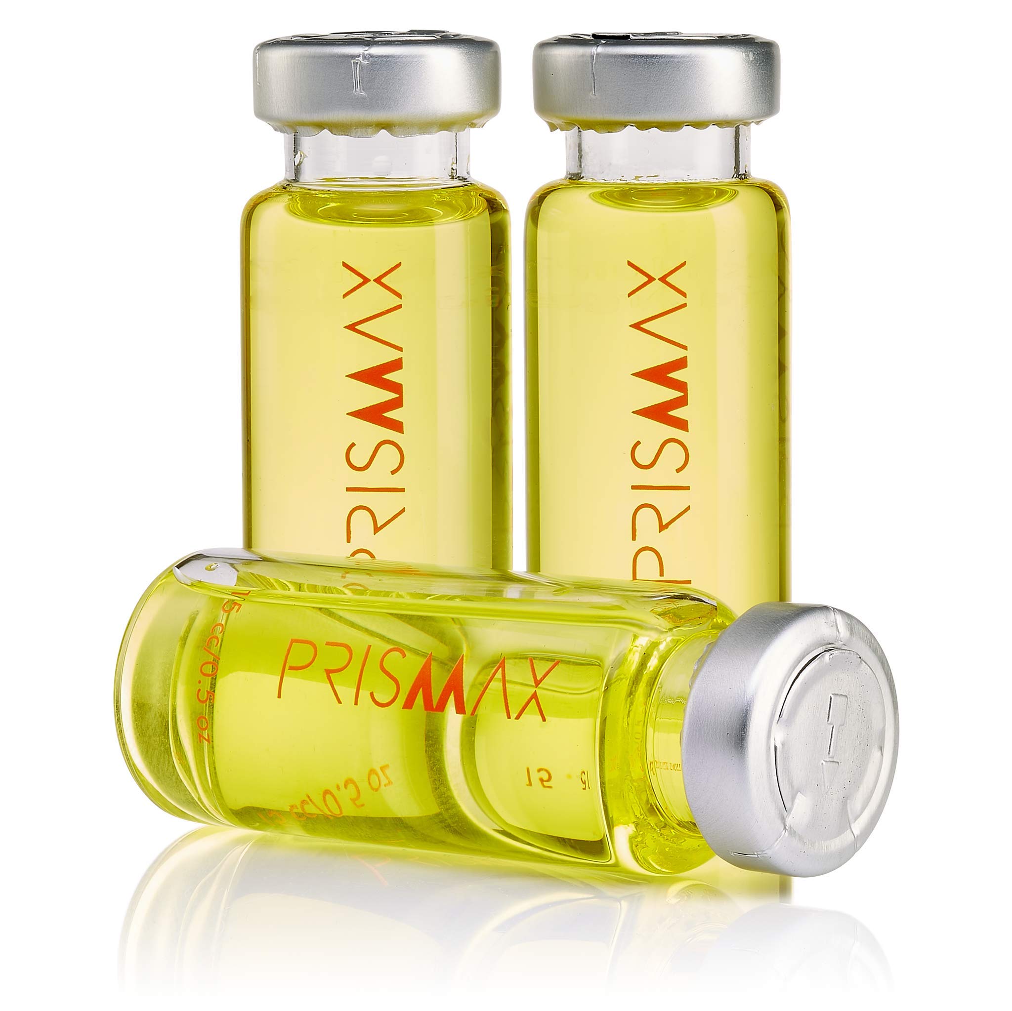 Prismax Nutritive Deep-Conditioning Hair Treatment bottle close-up showing creamy formula.
