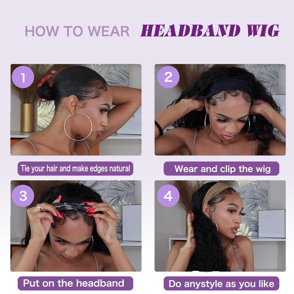 Prisyfab packaging includes wig and gifts for easy setup.