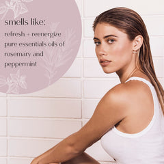 Privé Amp Up label detail emphasizes sulfate-free, color-safe formula.