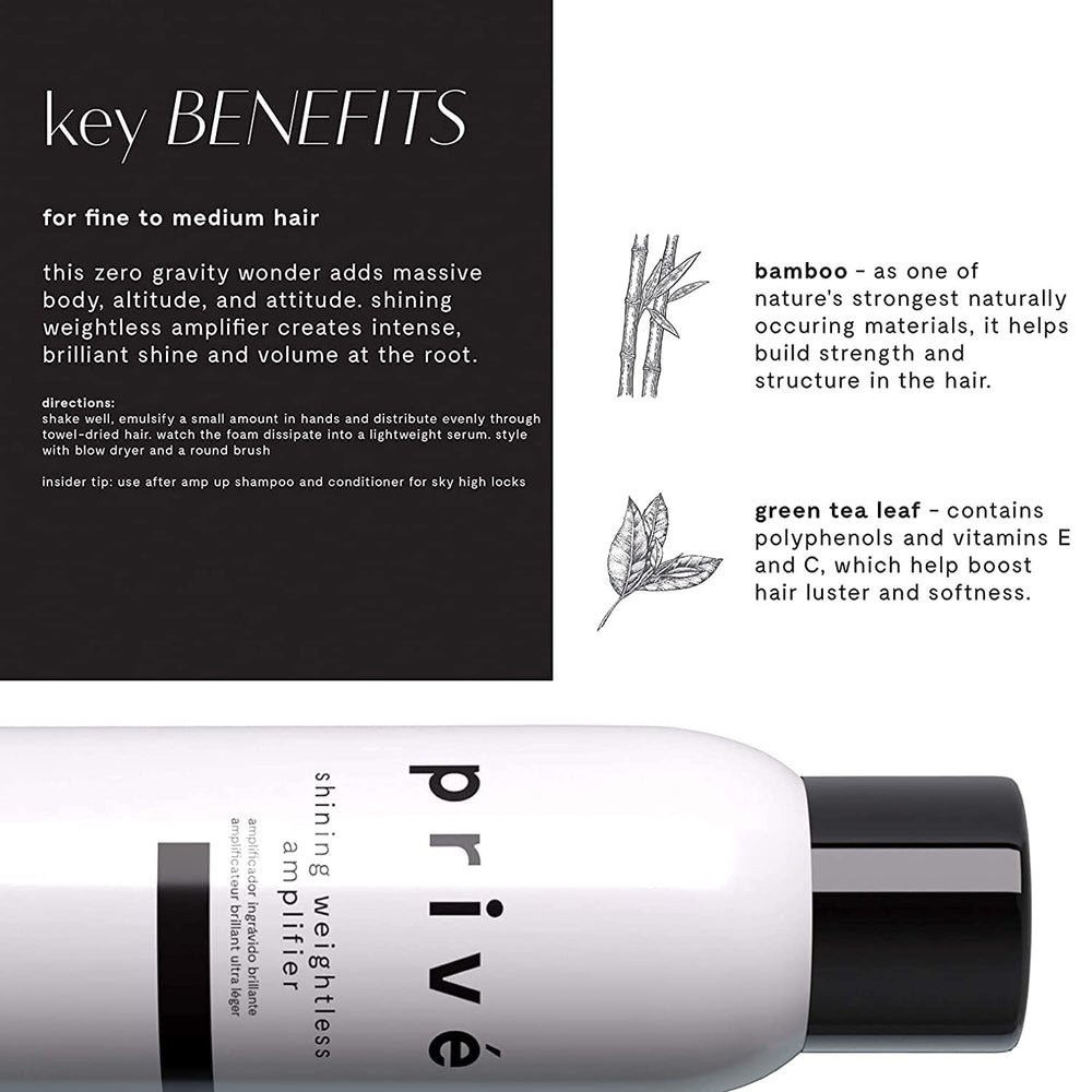 Prive Mousse Amplifiante Volume Application Cheveux : application facile et rapide