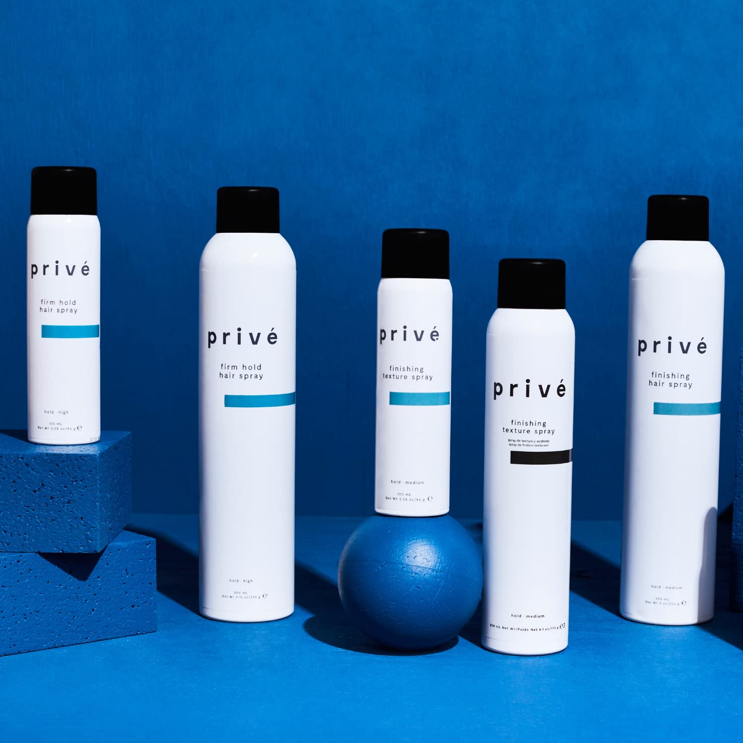 Privé volumizing finishing spray adds lift and definition