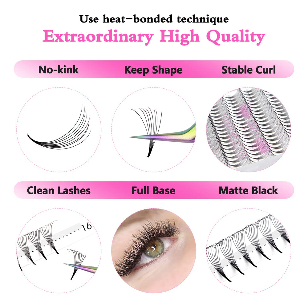 Fans bonded at the base enable versatile looks, from hybrid to mega.