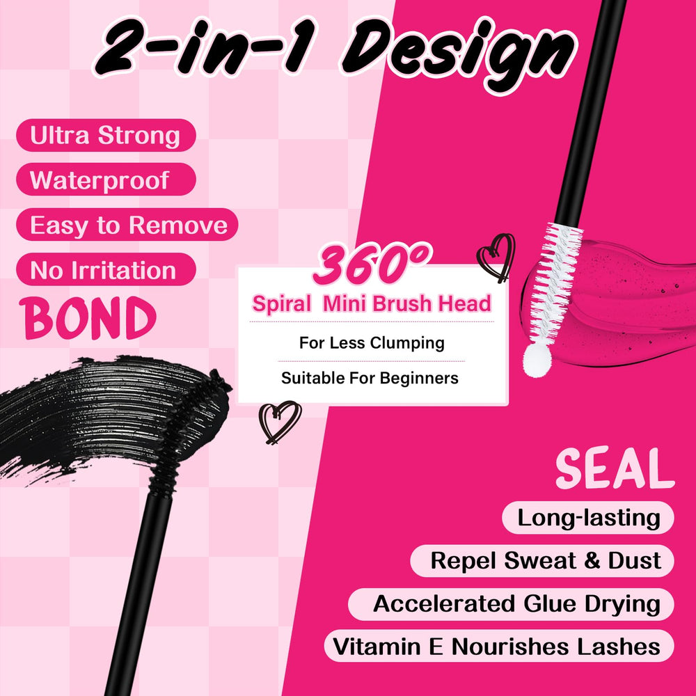 PRO LASHBEAUTY Black Bond Wand adds eyeliner-like definition.