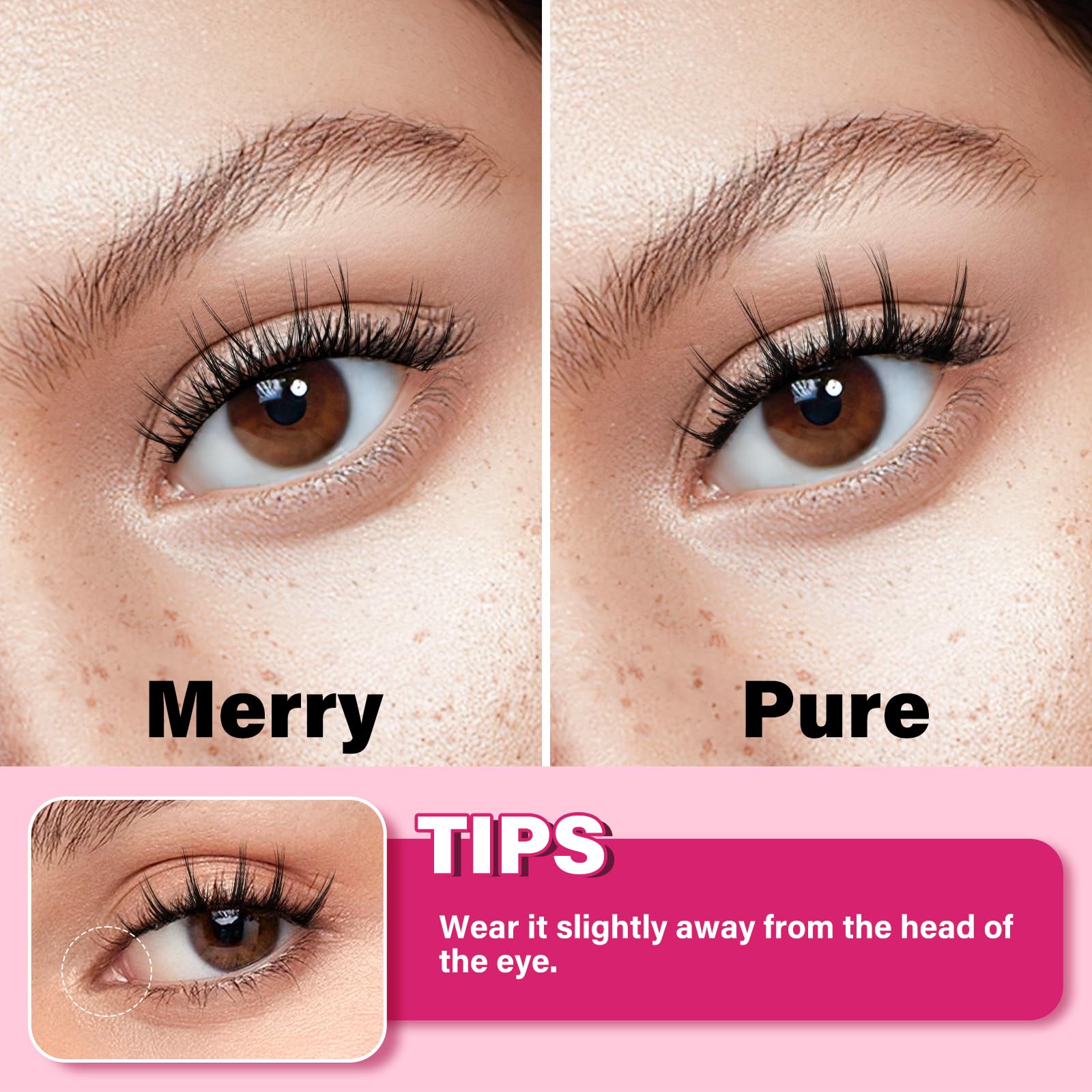 PRO LASHBEAUTY easy-to-apply lashes using a lash curler technique.