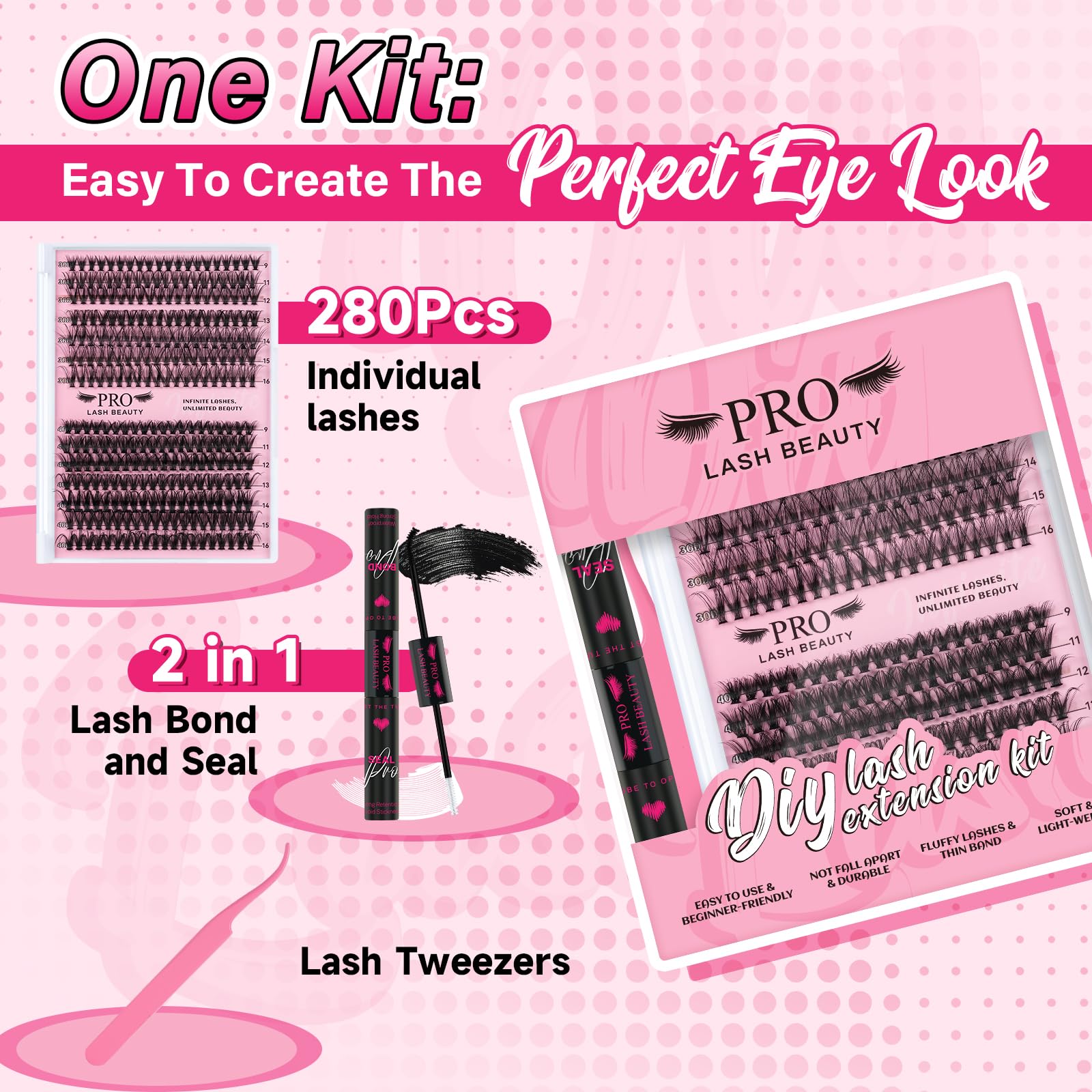 Lash Bond and Seal from PRO LASHBEAUTY for durable adhesion