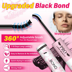 PRO LASHBEAUTY Dual-tube seal demonstrates clear seal for protection against dirt and oil