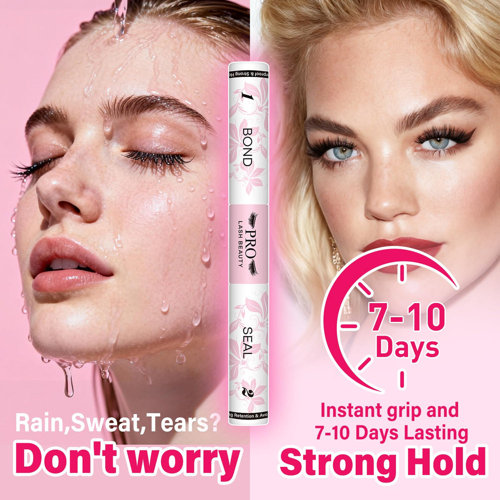 PRO LASHBEAUTY Waterproof formula offers strong hold for everyday wear