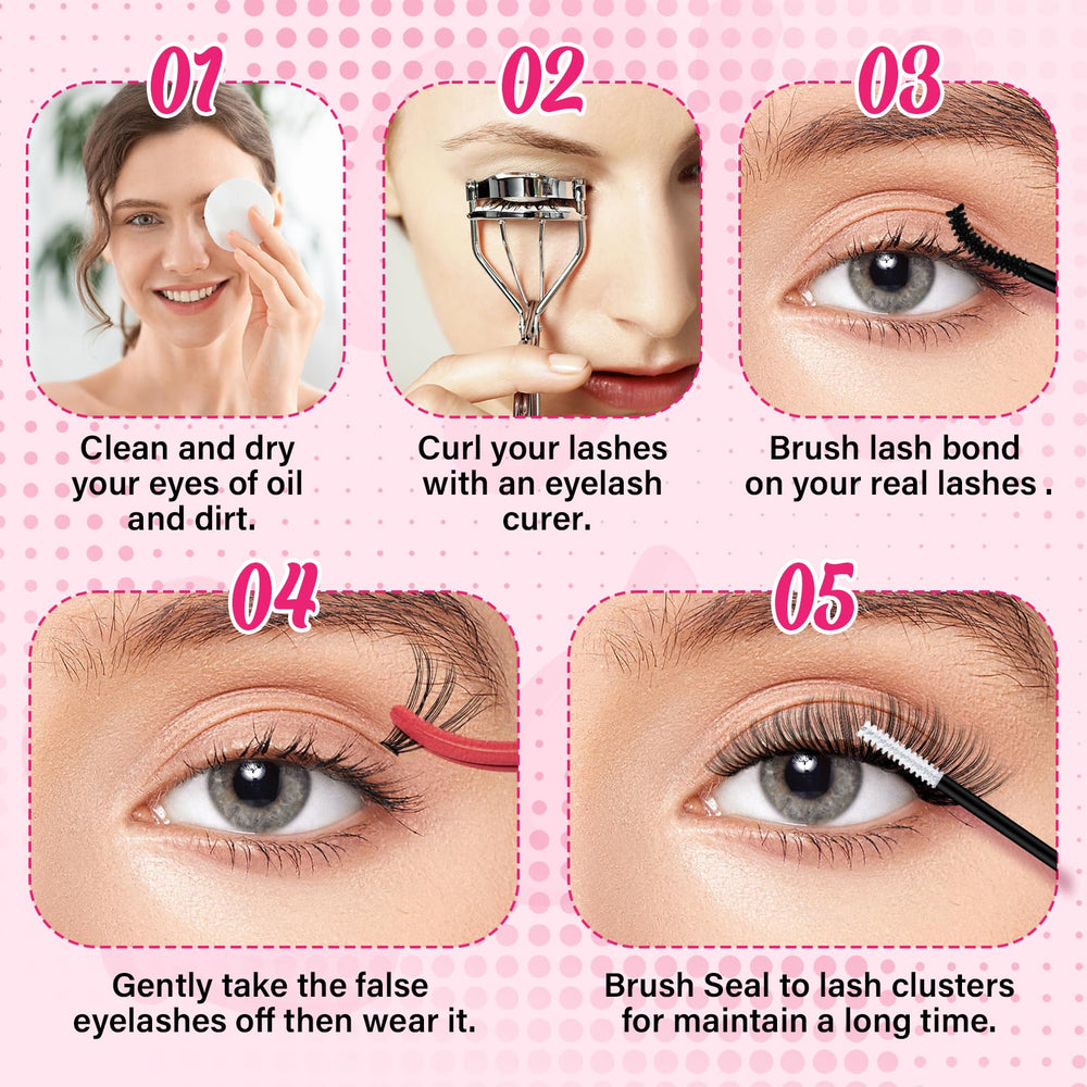 Long-lasting hold with PRO LASHBEAUTY lash kit