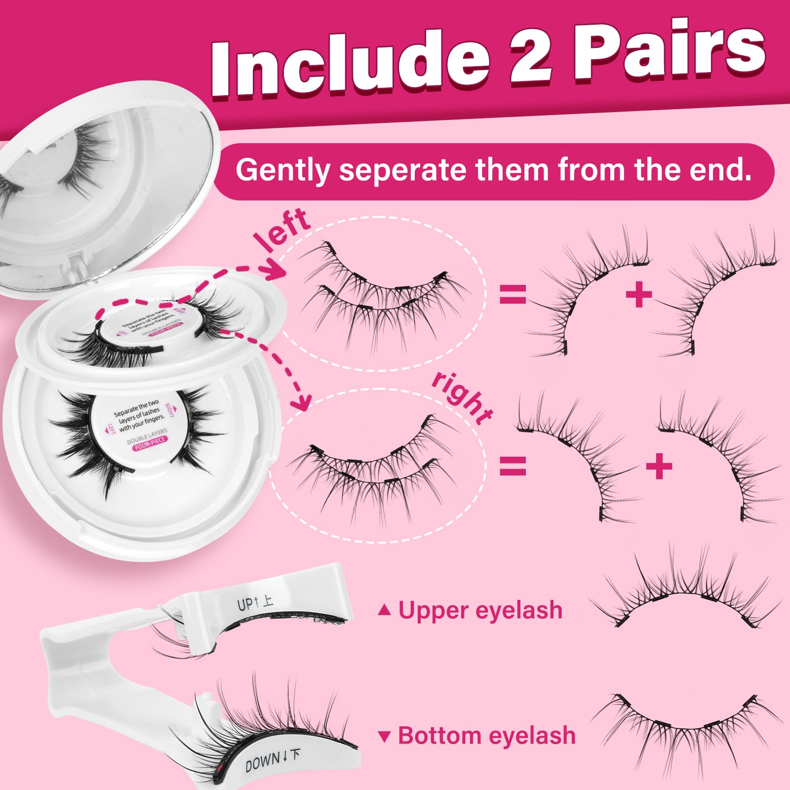 PRO LASHBEAUTY long-lasting waterproof lashes for all-day wear.
