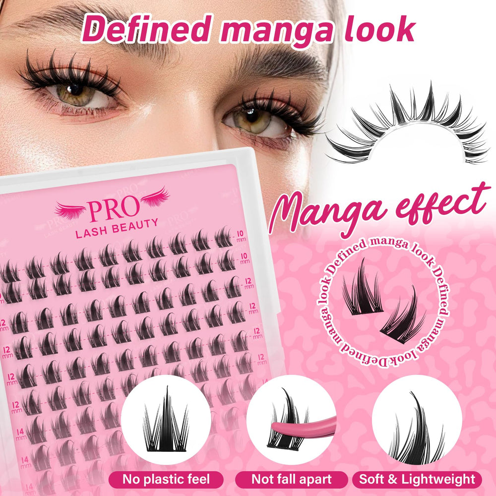 PRO LASHBEAUTY Manga lash applicator for precise, beginner-friendly placement