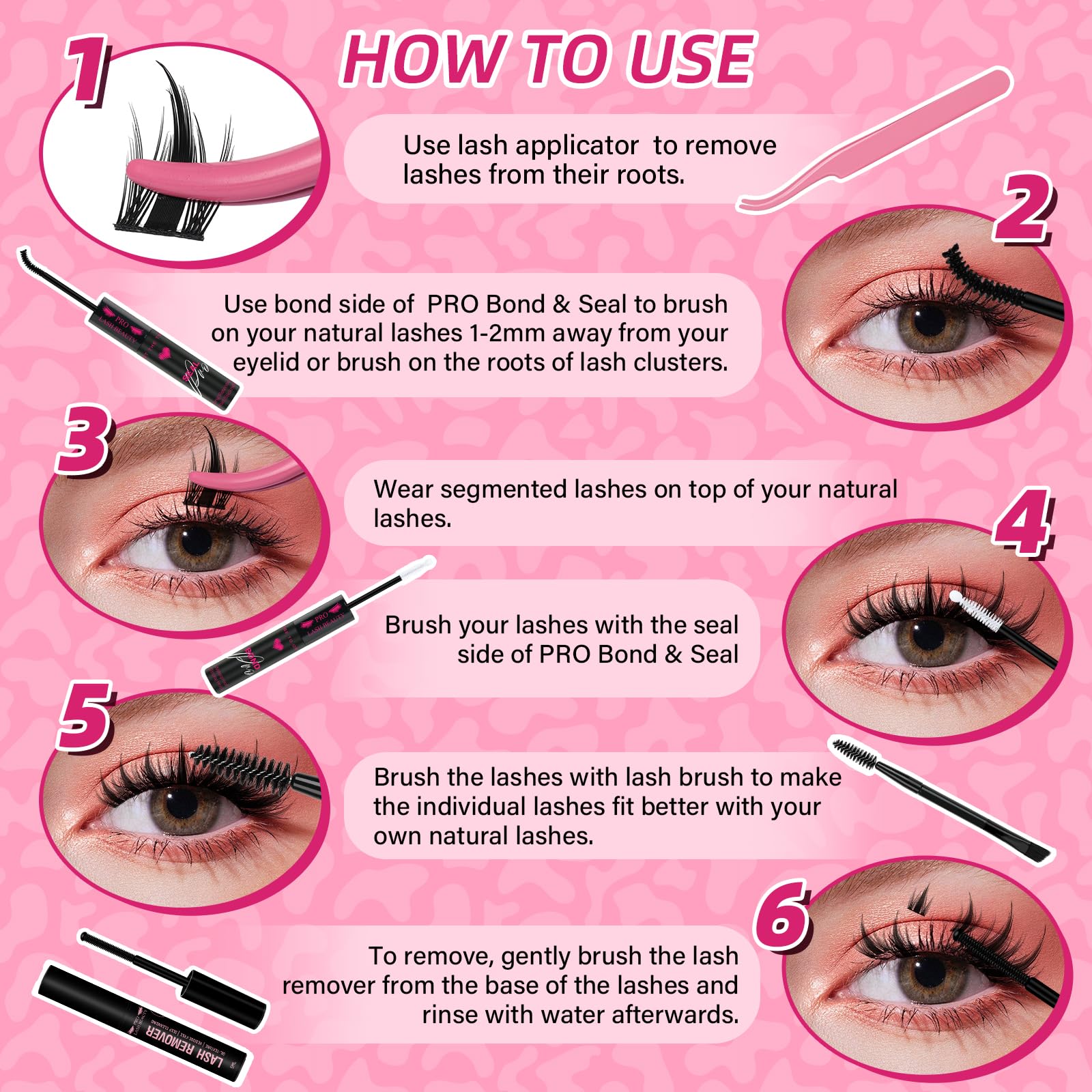 PRO LASHBEAUTY Manga lash soft fiber feels light on lids