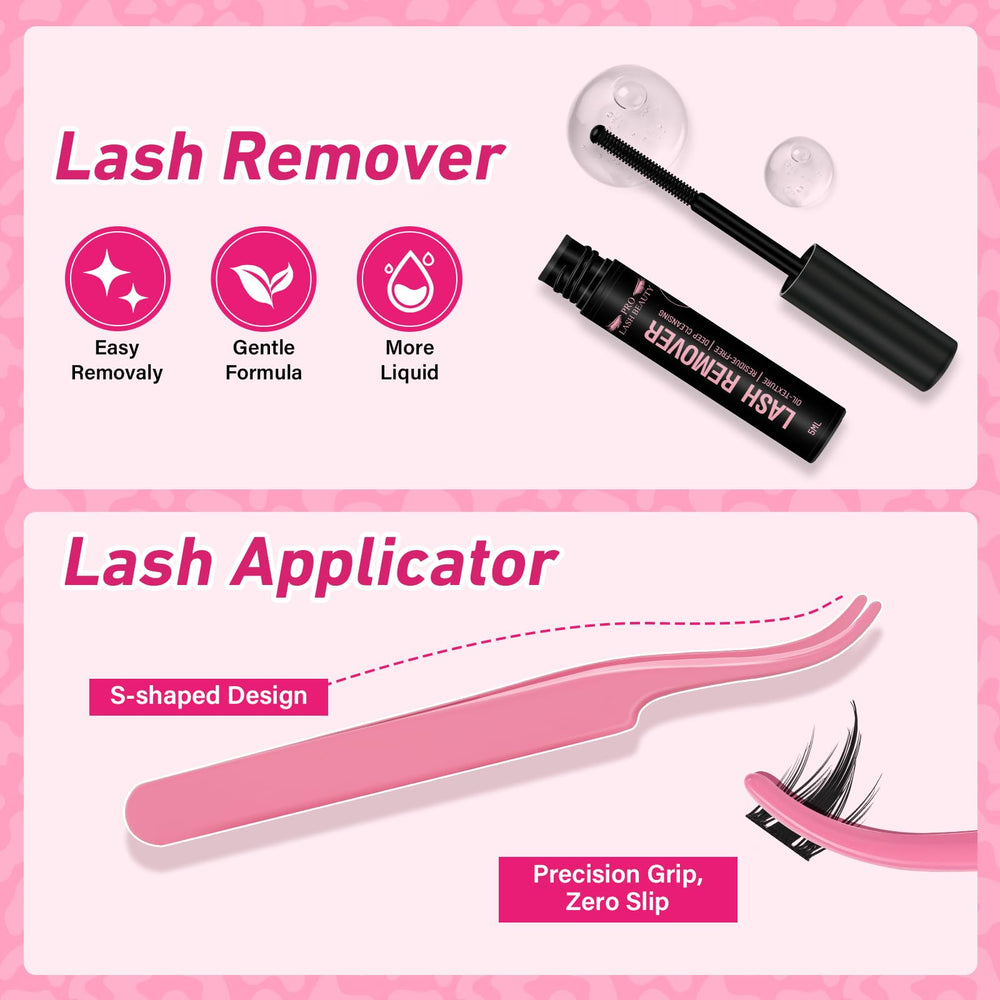 PRO LASHBEAUTY Manga lash clusters are waterproof for all-day wear