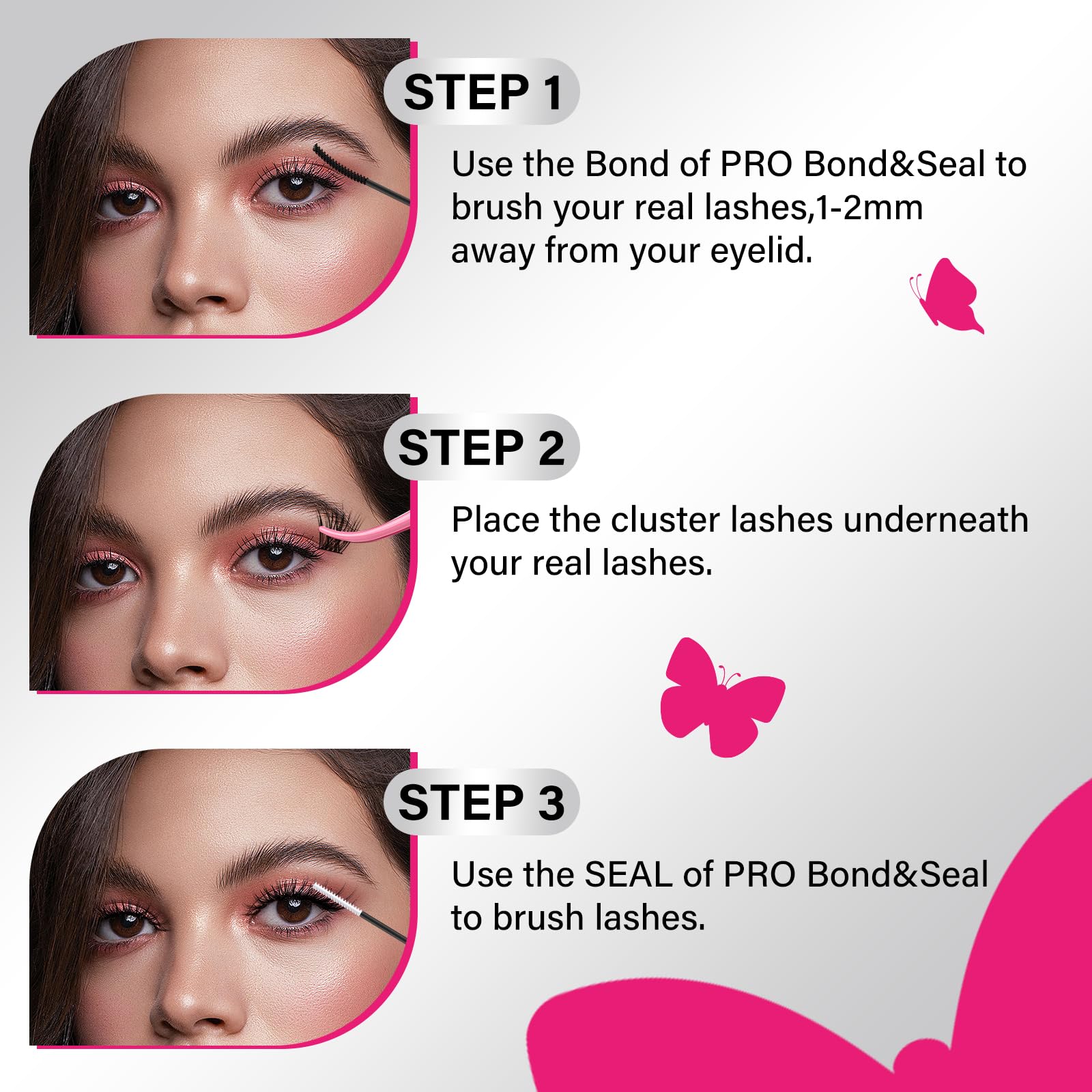 PRO LASHBEAUTY Packaging on vanity ready for at-home lash kit