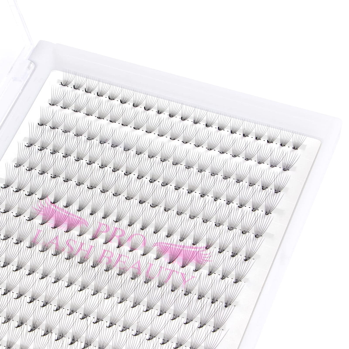 PRO LASHBEAUTY premade fans 12D-D-0.07-11mm provide precise volume for dramatic lashes.