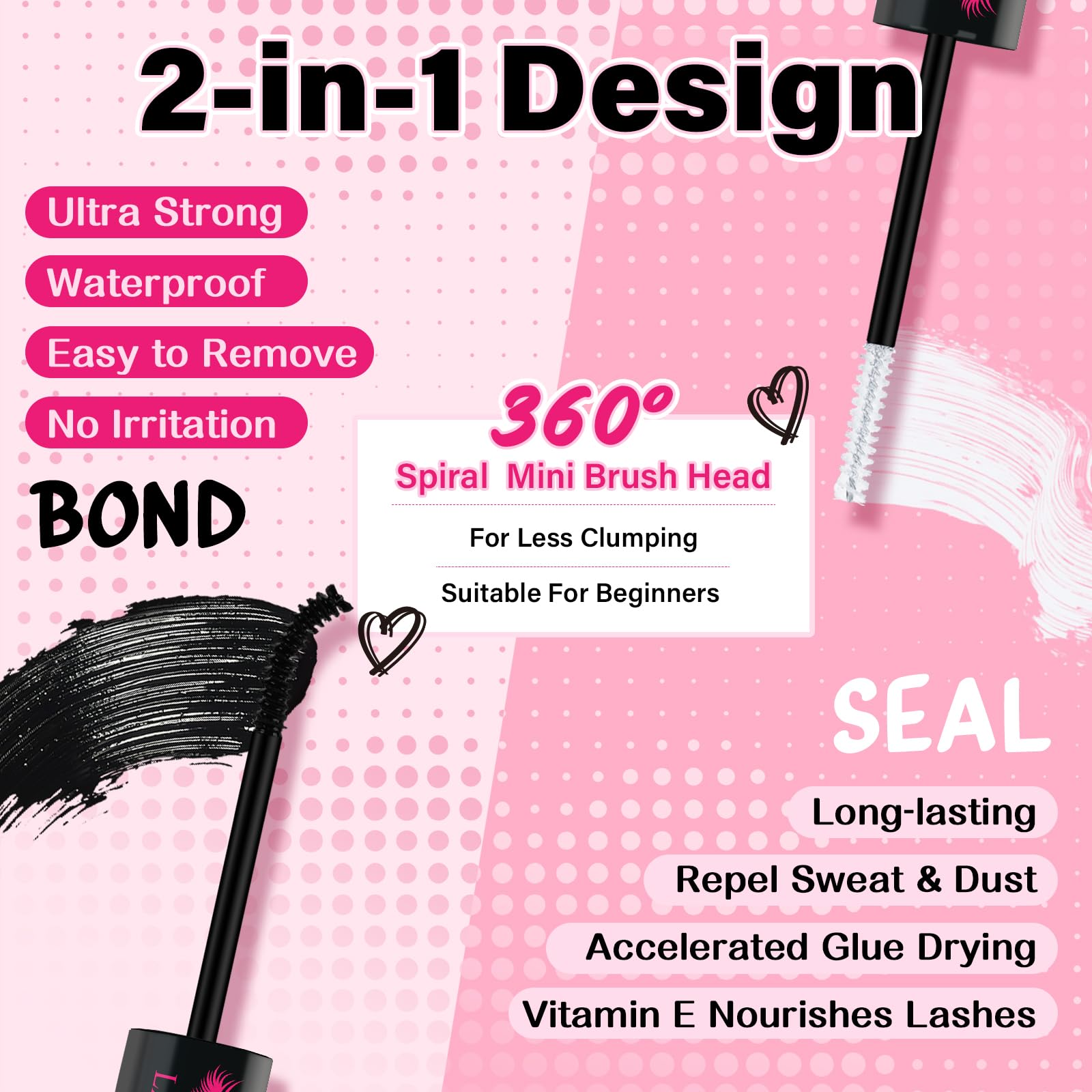 Professional tweezers from PRO LASHBEAUTY for easy application
