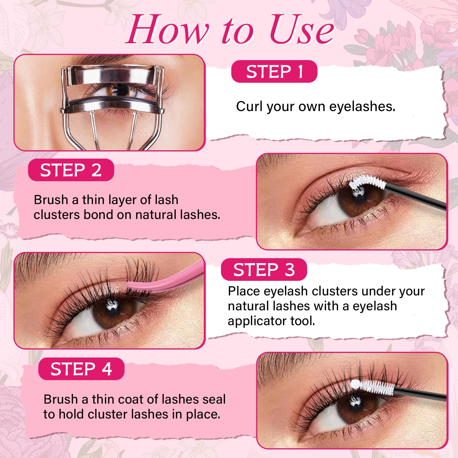 PRO LASHBEAUTY Venus Kit included tips help beginners apply easily.