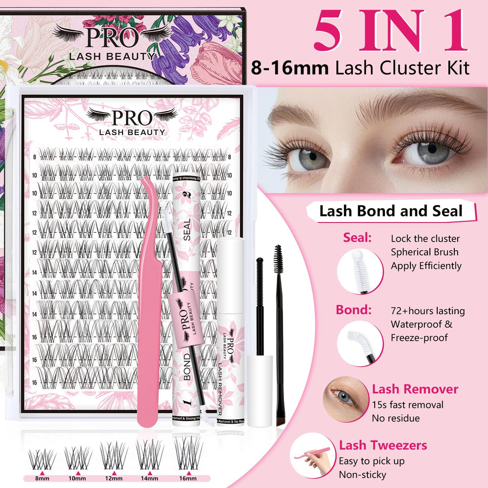 PRO LASHBEAUTY Venus Kit bond & seal bottle provides secure adhesion.
