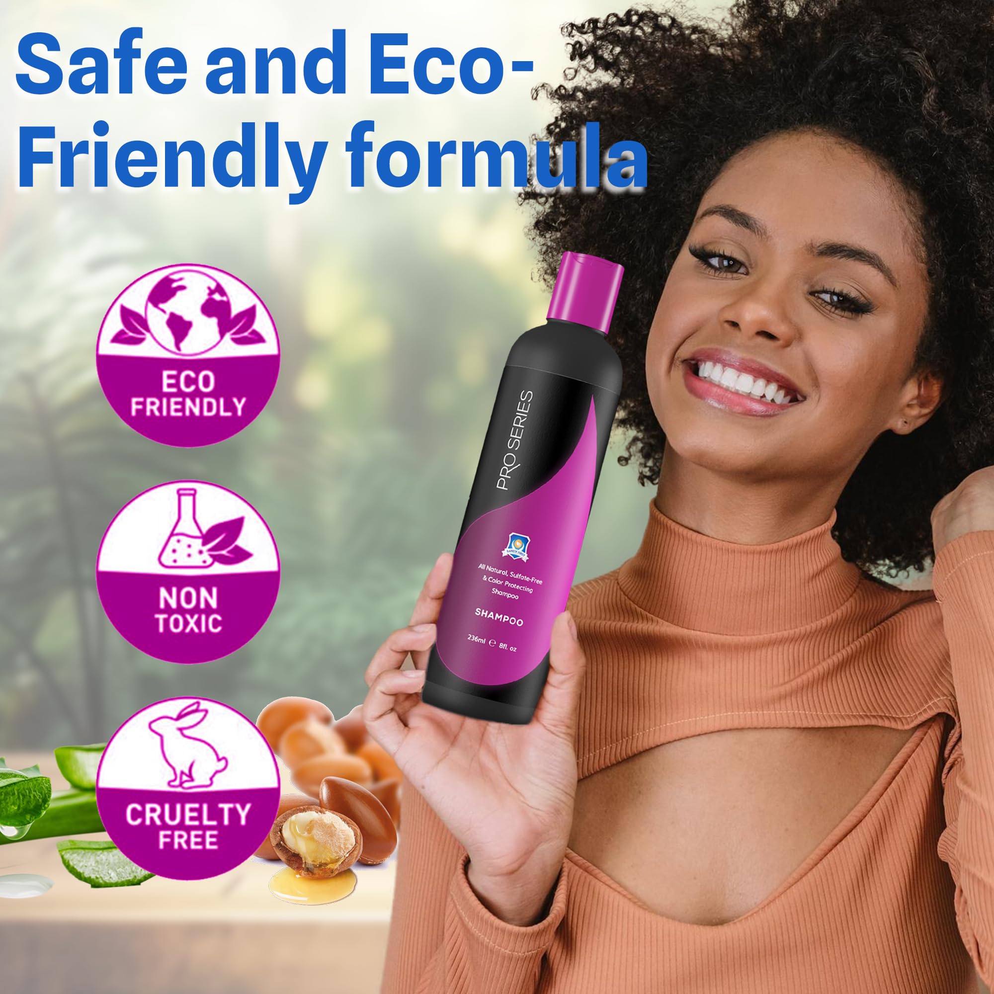 Pro Series foam-lather showing gentle cleansing for wigs and hair systems