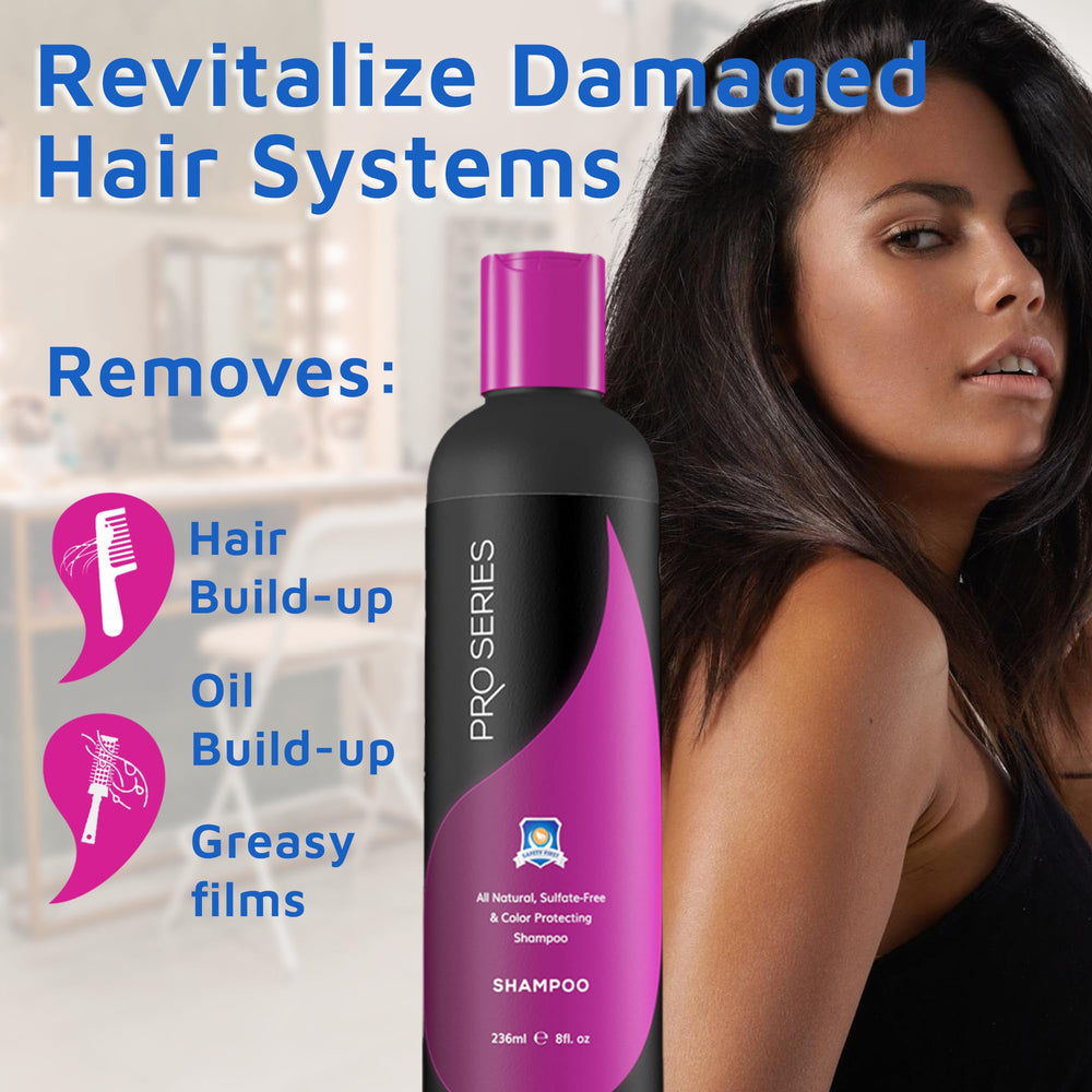Pro Series color-safe formula preserves vibrancy during daily washing
