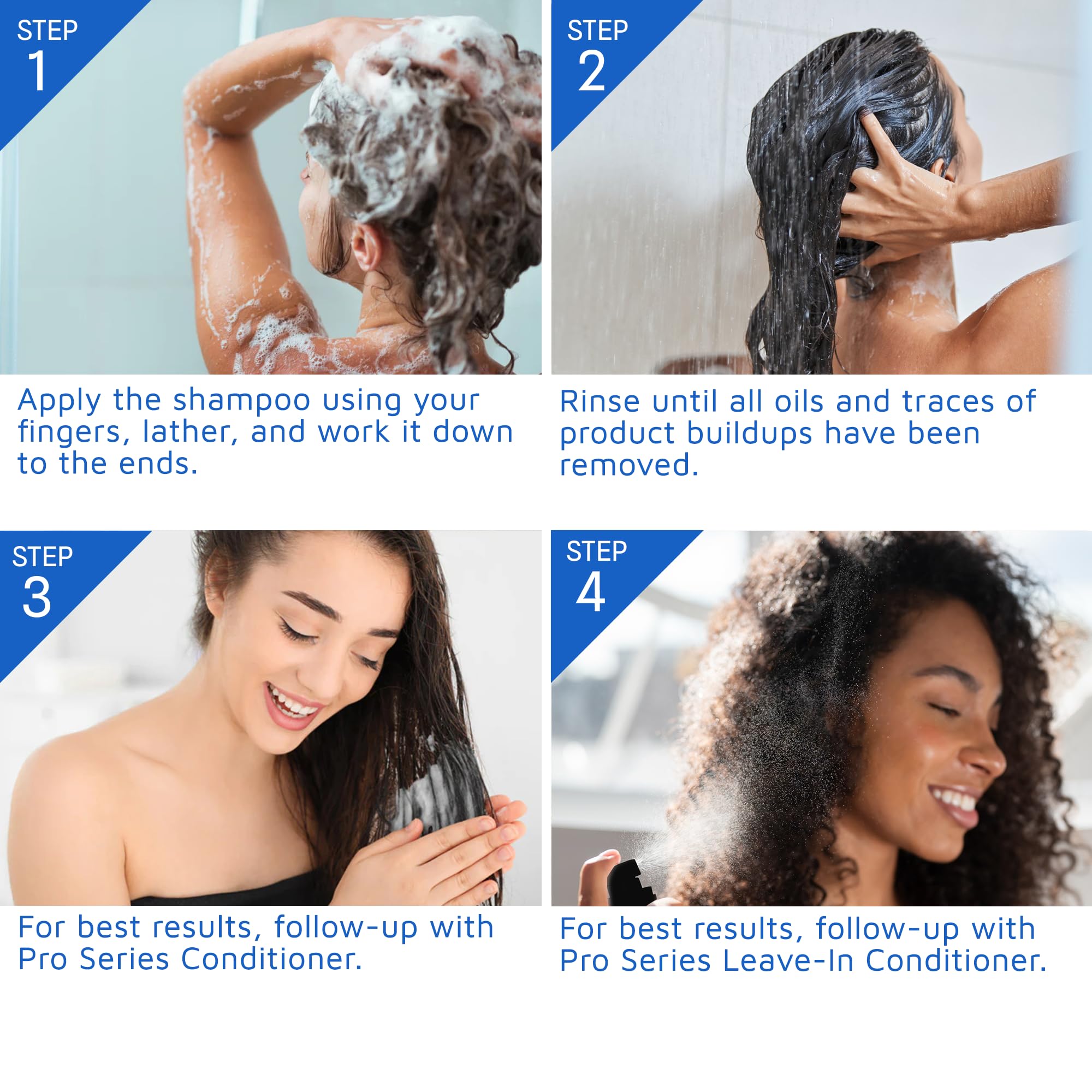 Cruelty-free, eco-friendly daily care for wigs and hair systems by Pro Series