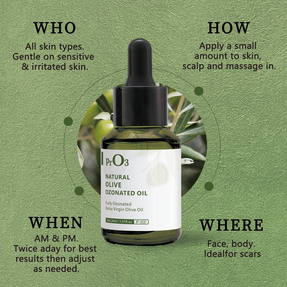 PrO3 skin-care essence-in-use demonstrates silky liquid absorption.