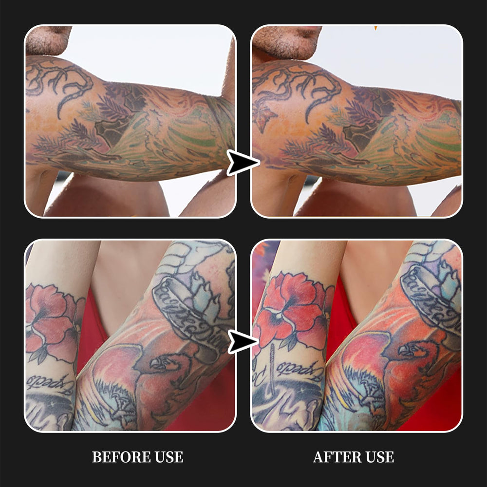 Proamate Tattoo Aftercare Butter helps revitalize color in older tattoos.