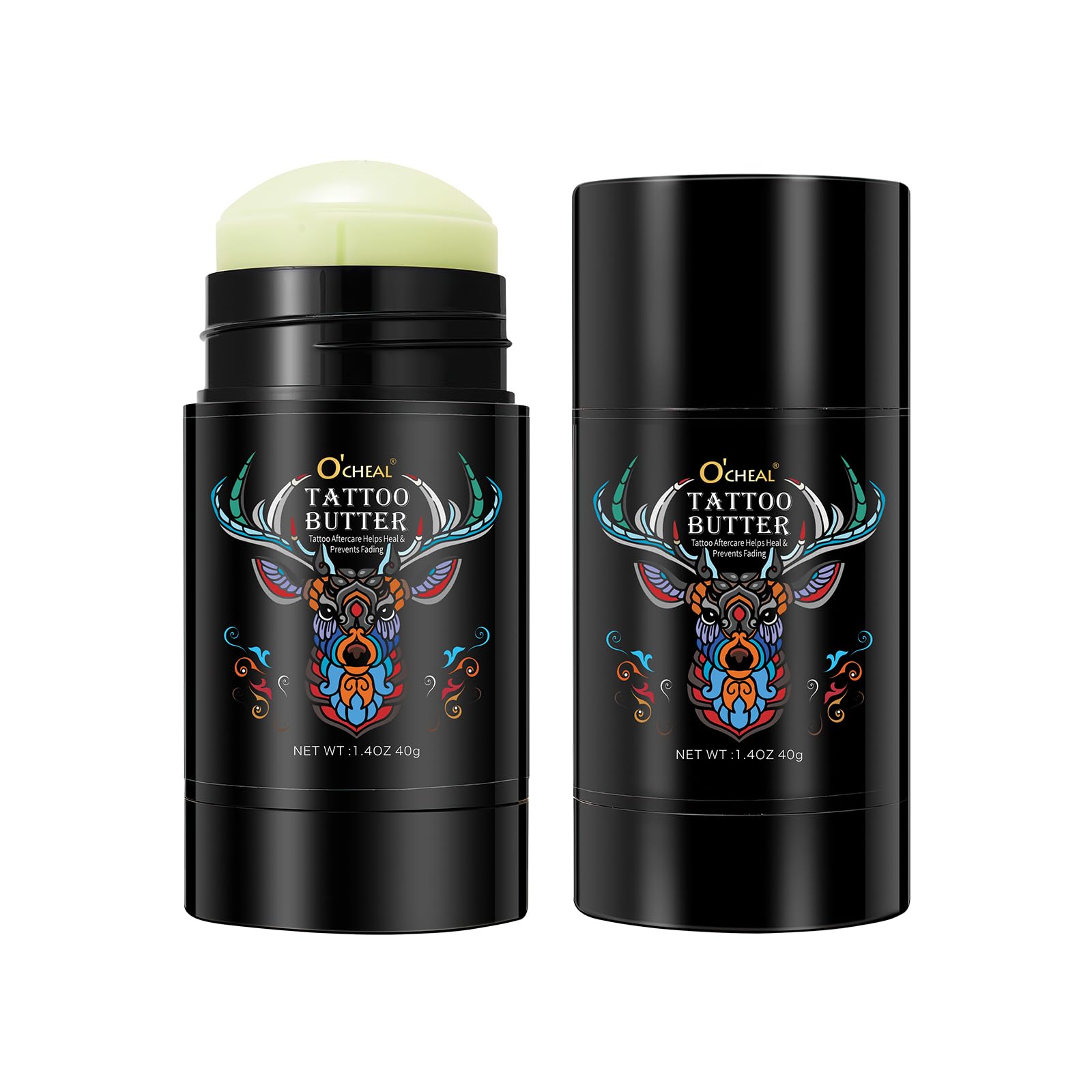 Proamate Tattoo Aftercare Butter tube front view promotes soothing healing and color retention.
