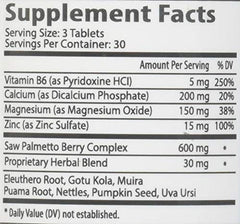 Procerin bottle label close-up highlighting natural ingredients and safety.