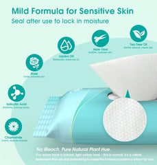 ProCIV Dual-texture wipe surface for deep cleansing and mild exfoliation.