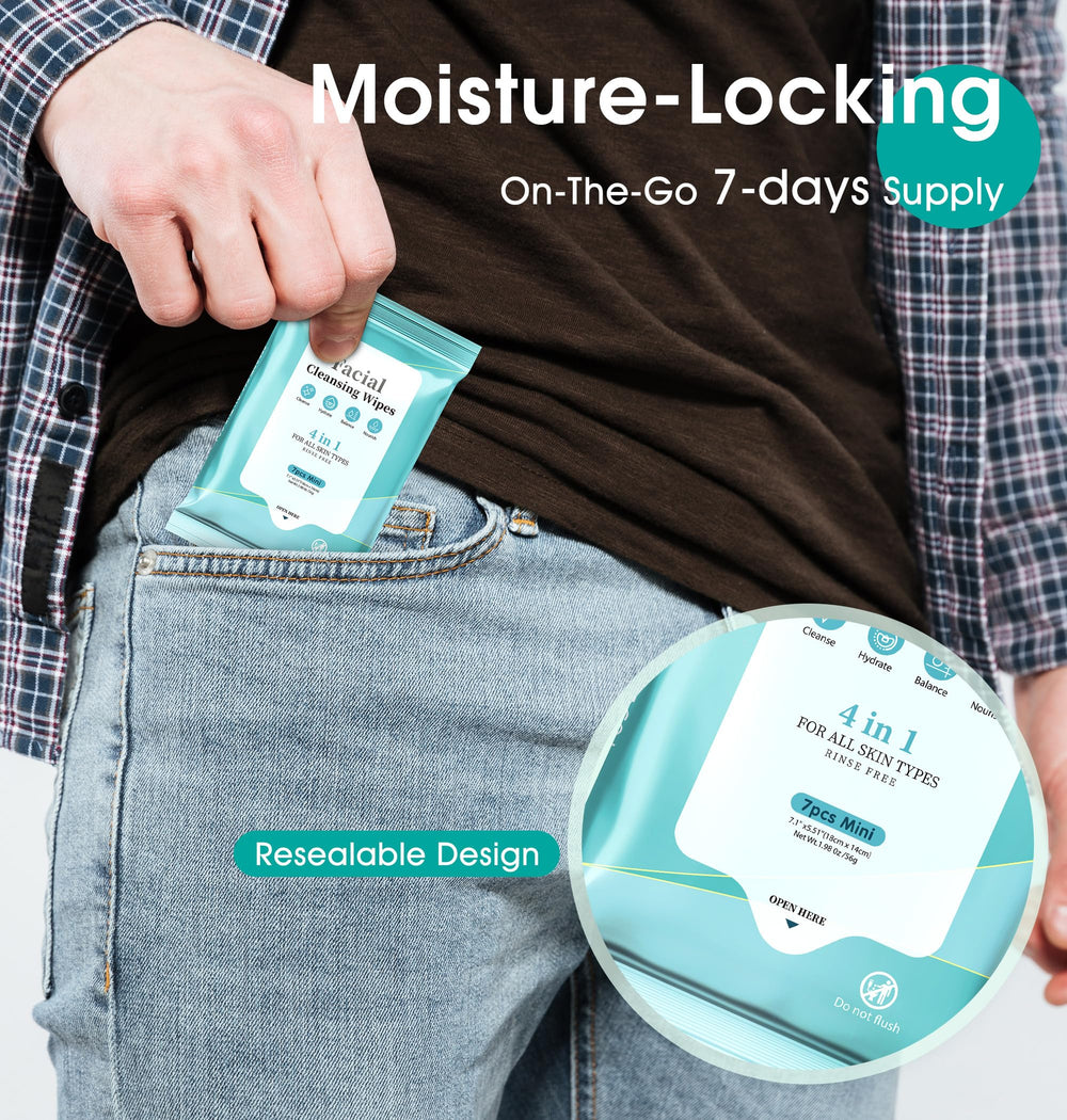 ProCIV 4-in-1 wipe delivers cleanse, hydrate, balance, and nourish