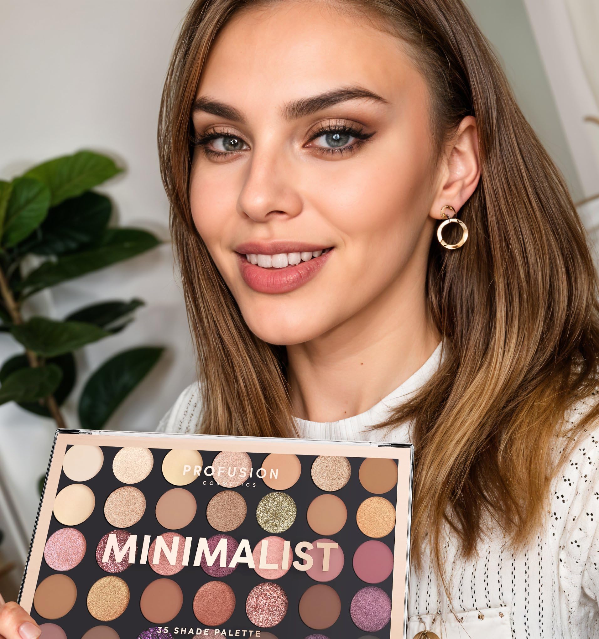 Profusion Cosmetics Minimalist 35 Shade Palette featuring matte shades for everyday looks.