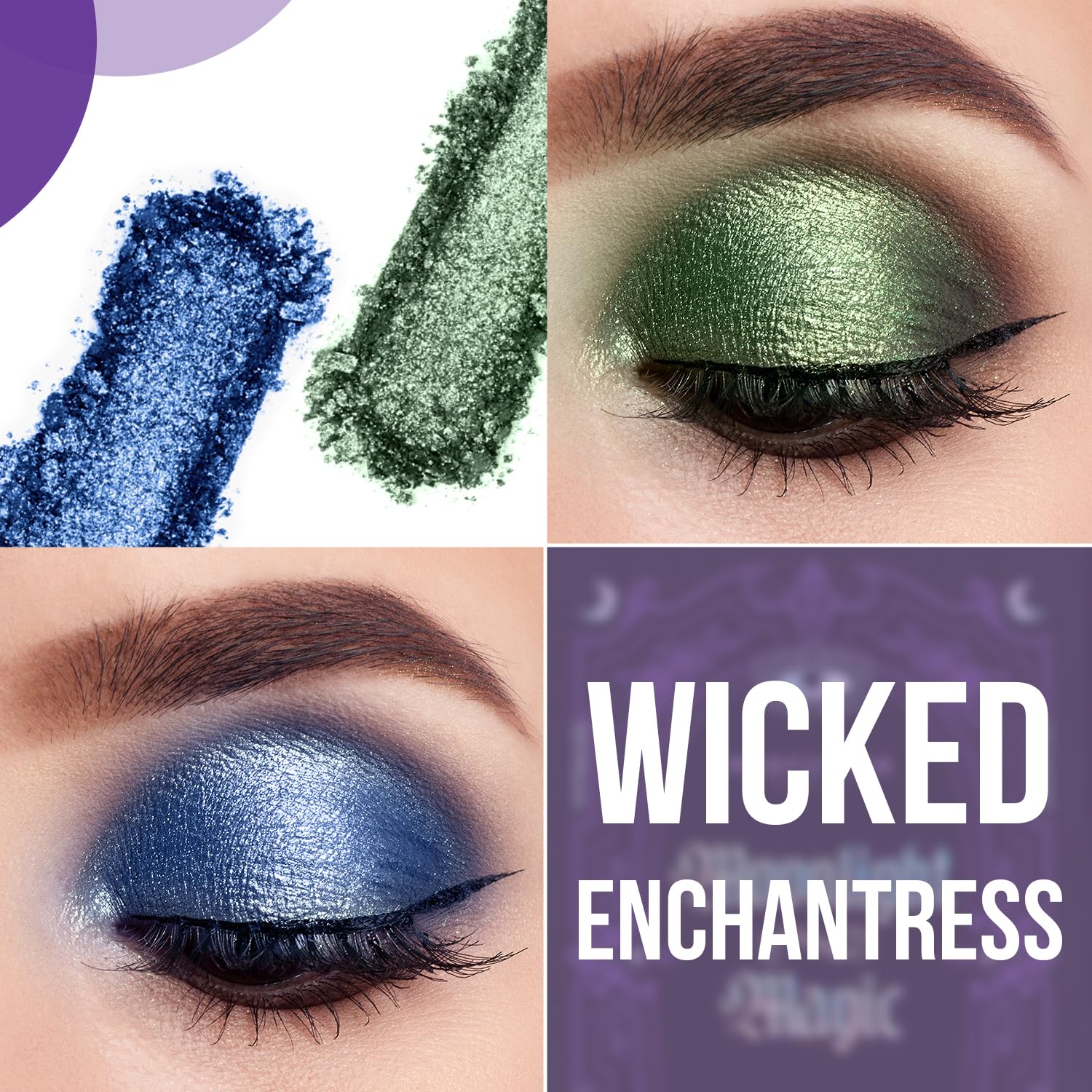 Profusion Moonlight Magic swatches row show matte, shimmer, and satin finishes