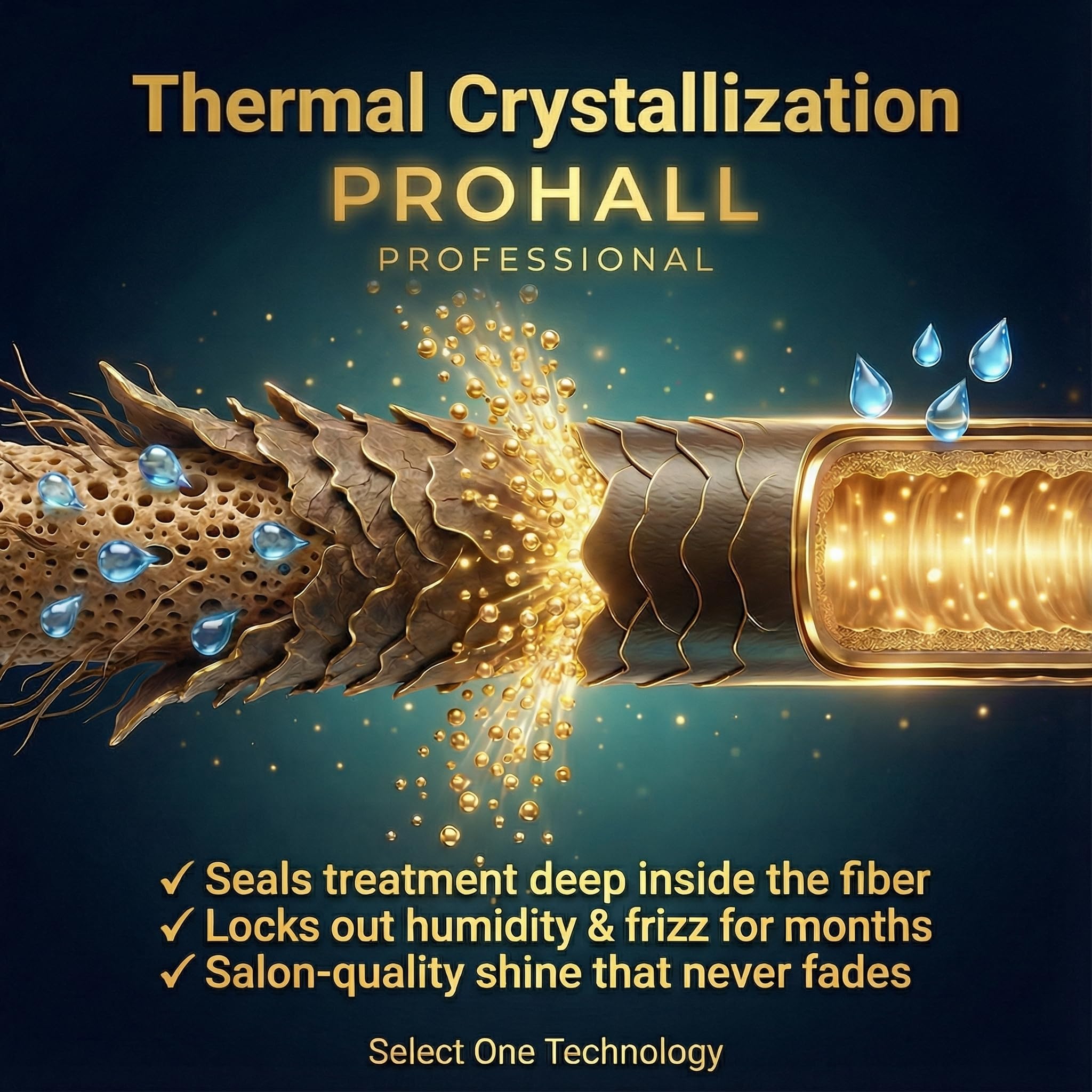 After-treatment hair appears sleek and manageable with lasting frizz reduction.