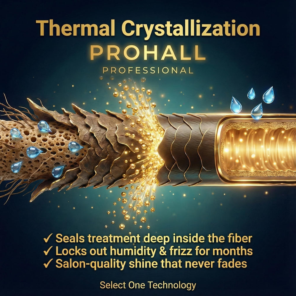 After-treatment hair appears sleek and manageable with lasting frizz reduction.