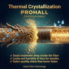 After-treatment hair appears sleek and manageable with lasting frizz reduction.