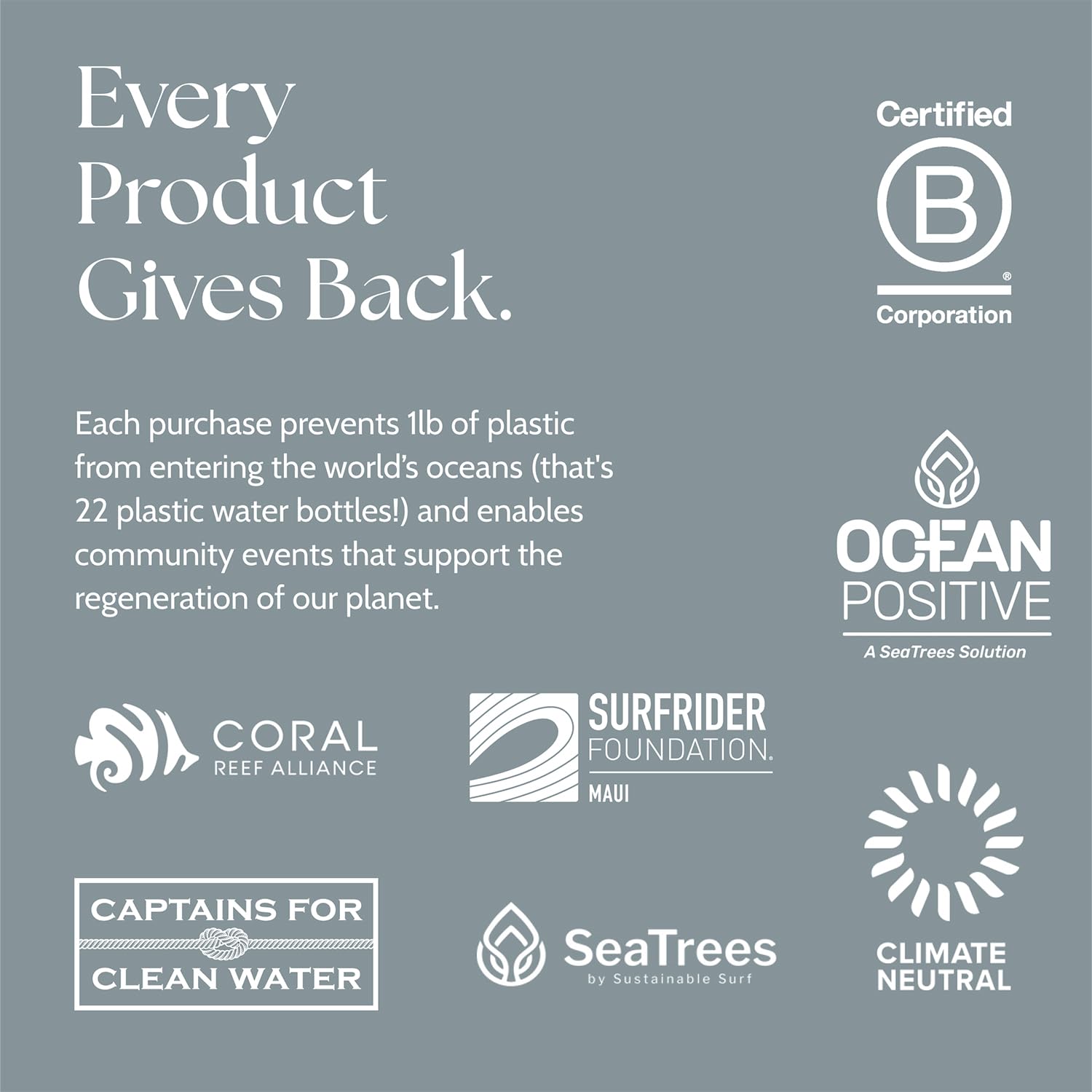 Project Reef ocean-friendly packaging aligns with sustainable sun care.