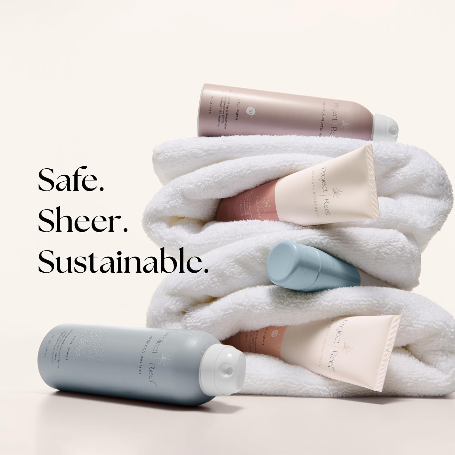Project Reef non-aerosol spray reduces sticky residue versus gels.
