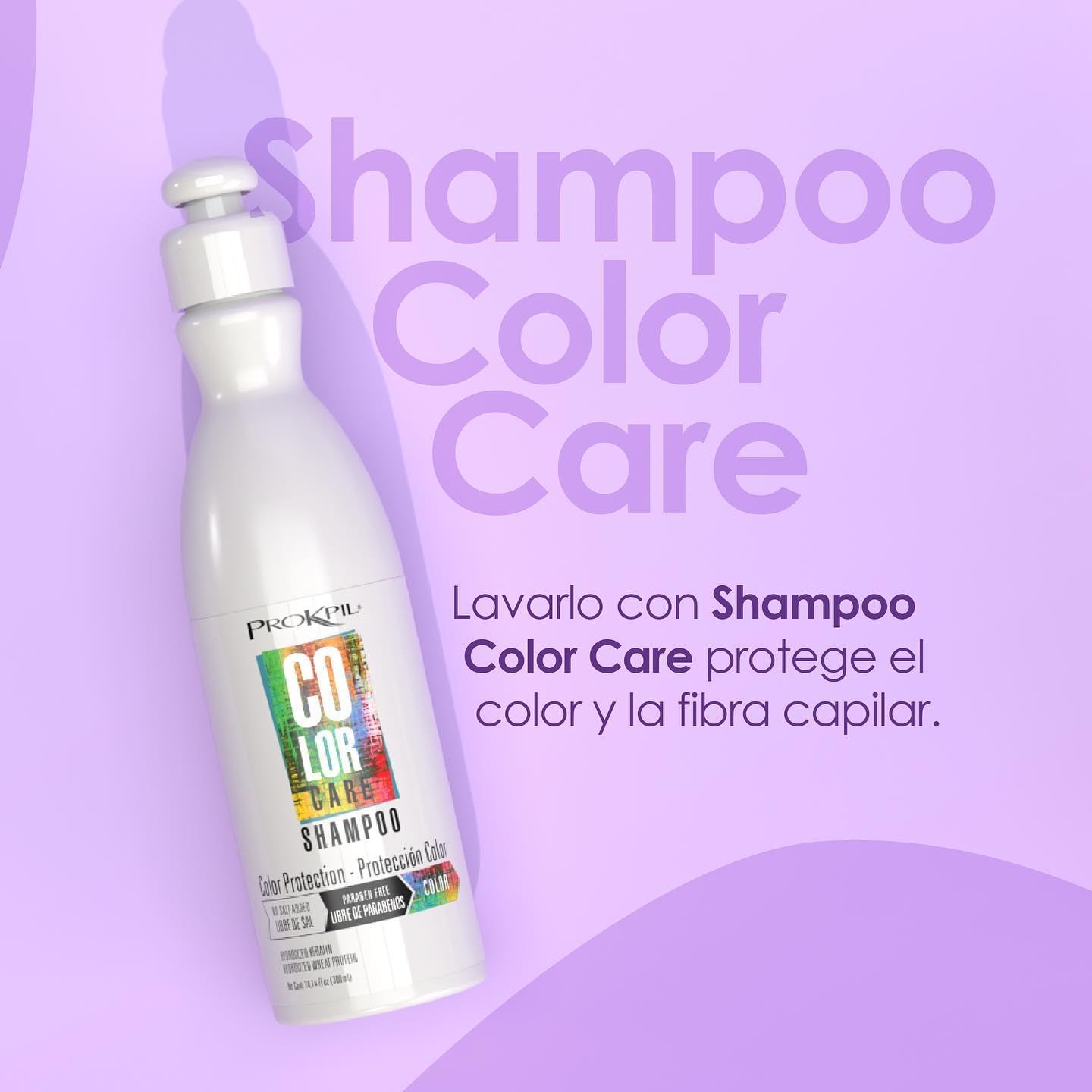 Prokpil Easy Styling and Manageability closeup showing smoother detangling.
