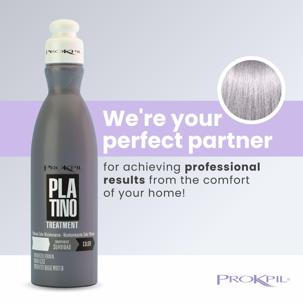 Prokpil Keratin Amino Acids Formula closeup emphasizes strong, healthy-looking strands