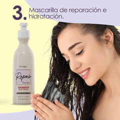 Prokpil Repair Maintenance ingredients visible suggest hydrating, conditioning formula