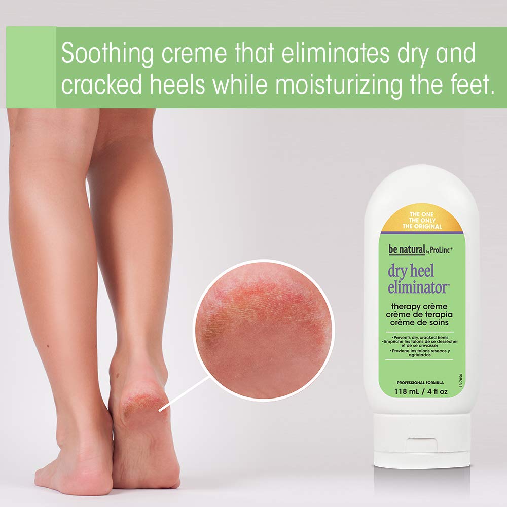 Soft, comfortable feet after using ProLinc Dry Heel Eliminator.