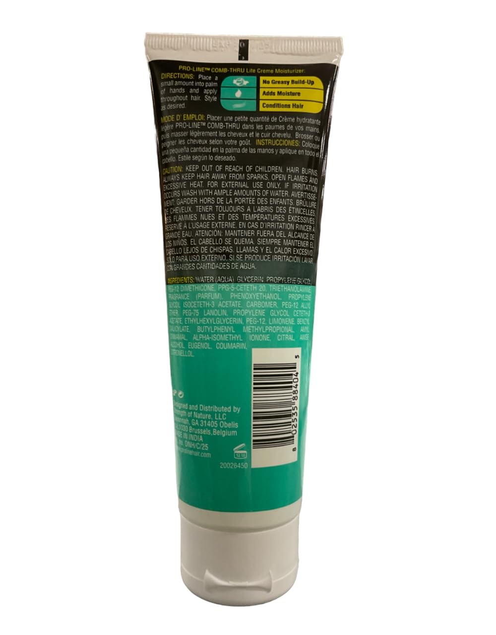 Pro-Line Comb-Thru Lite-Creme tubes in a six-pack offer convenient, travel-friendly moisture.
