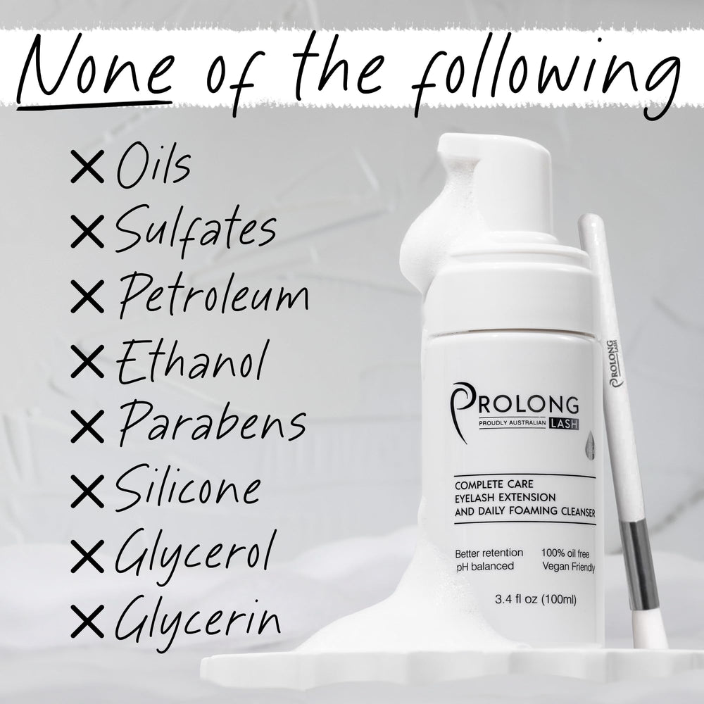 PROLONG LASH vegan, cruelty-free formula free from sulfates and parabens.