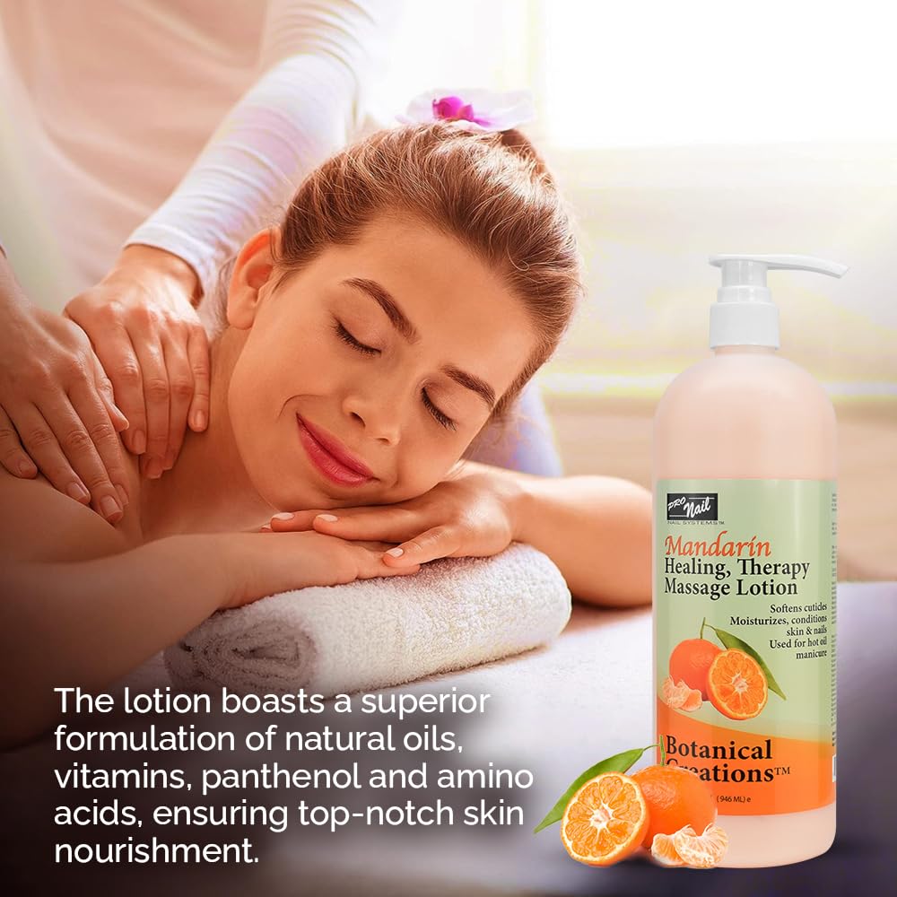 PRO NAIL Healing Therapy Lotion natural oils and panthenol ingredients