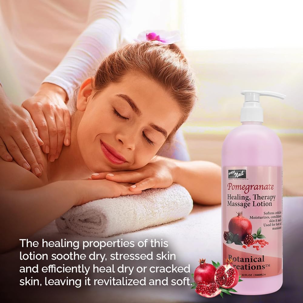 USA-made PRO NAIL Healing Therapy Lotion label indicating quality